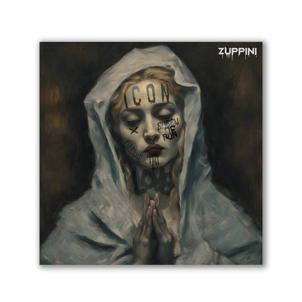 Madonna Nostalgic by Zuppini framed mural artwork