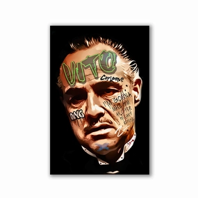 Mafia Boss by Zuppini framed mural artwork