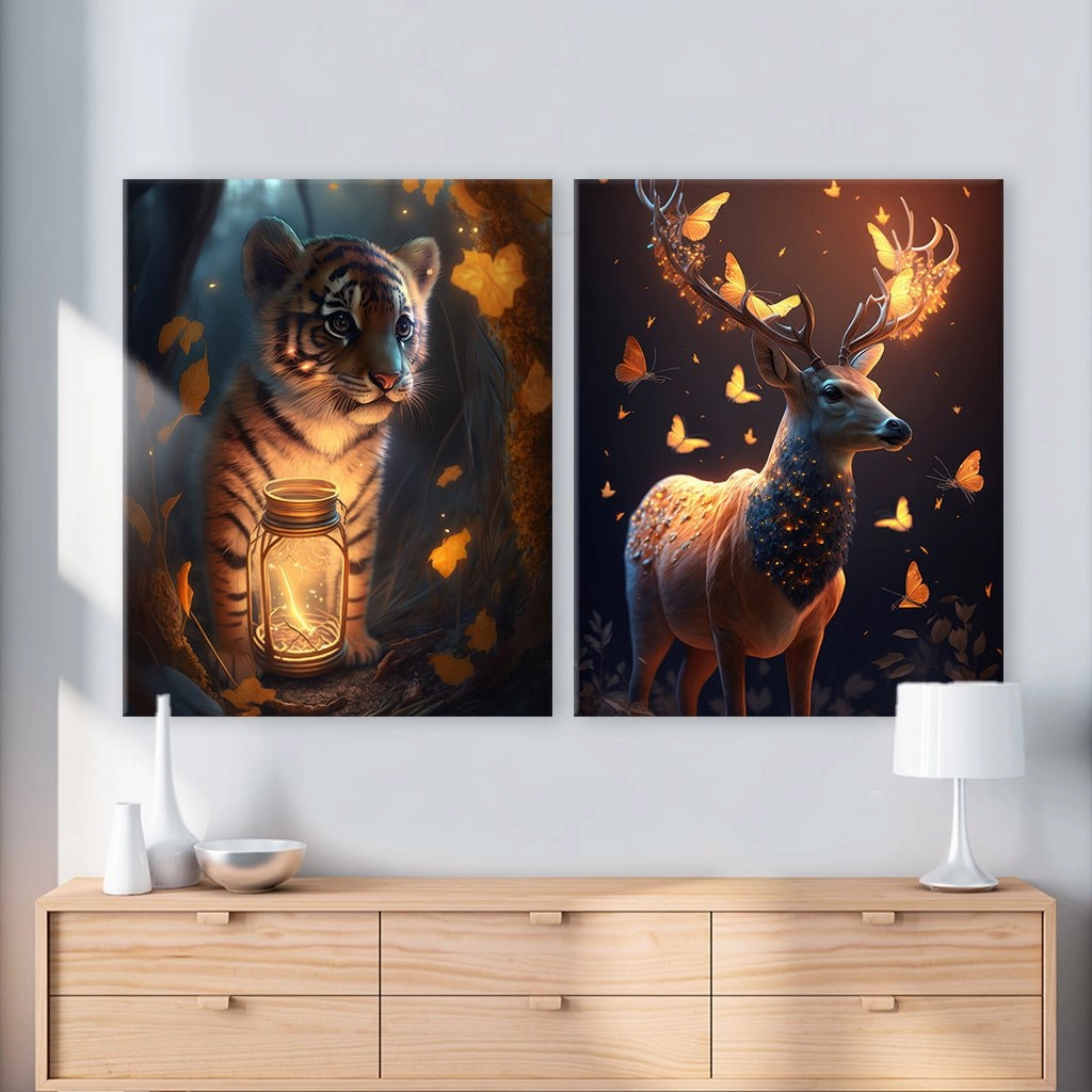 Magical Wildlife - Duo by Zenzdesign