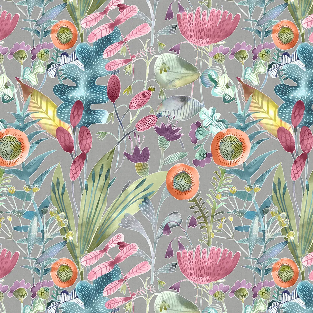 Maizey Printed Cotton Made to Measure Roman Blinds Persimmon