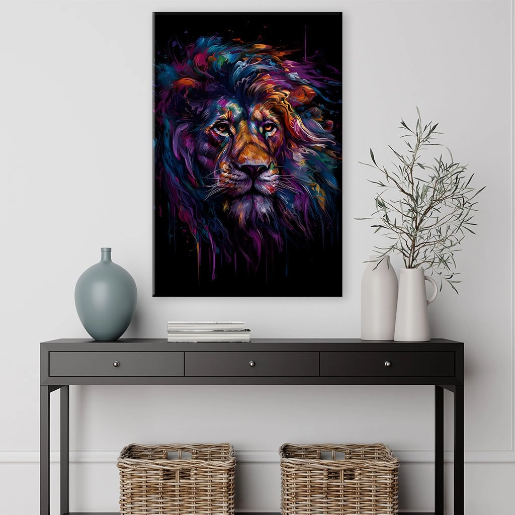 Majestic Lion Art by Juliano de Araujo