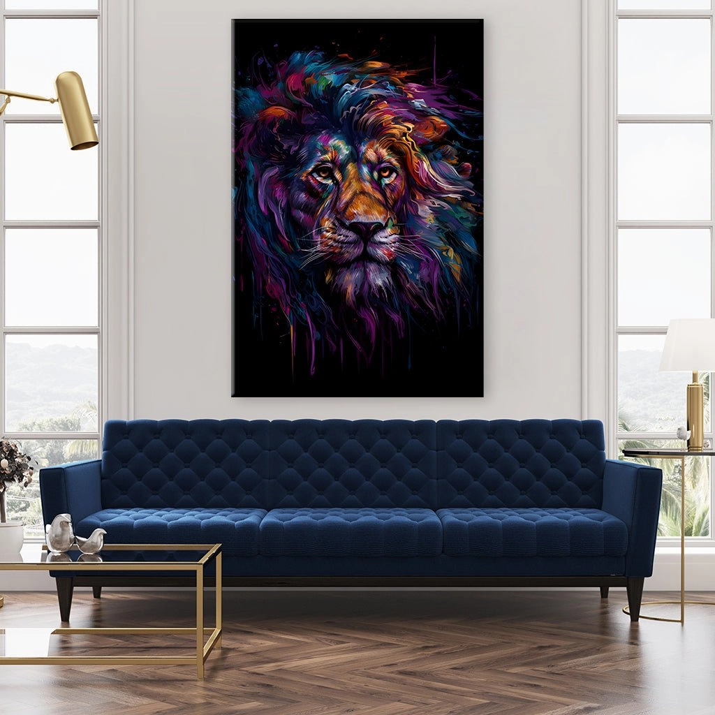 Majestic Lion Art by Juliano de Araujo