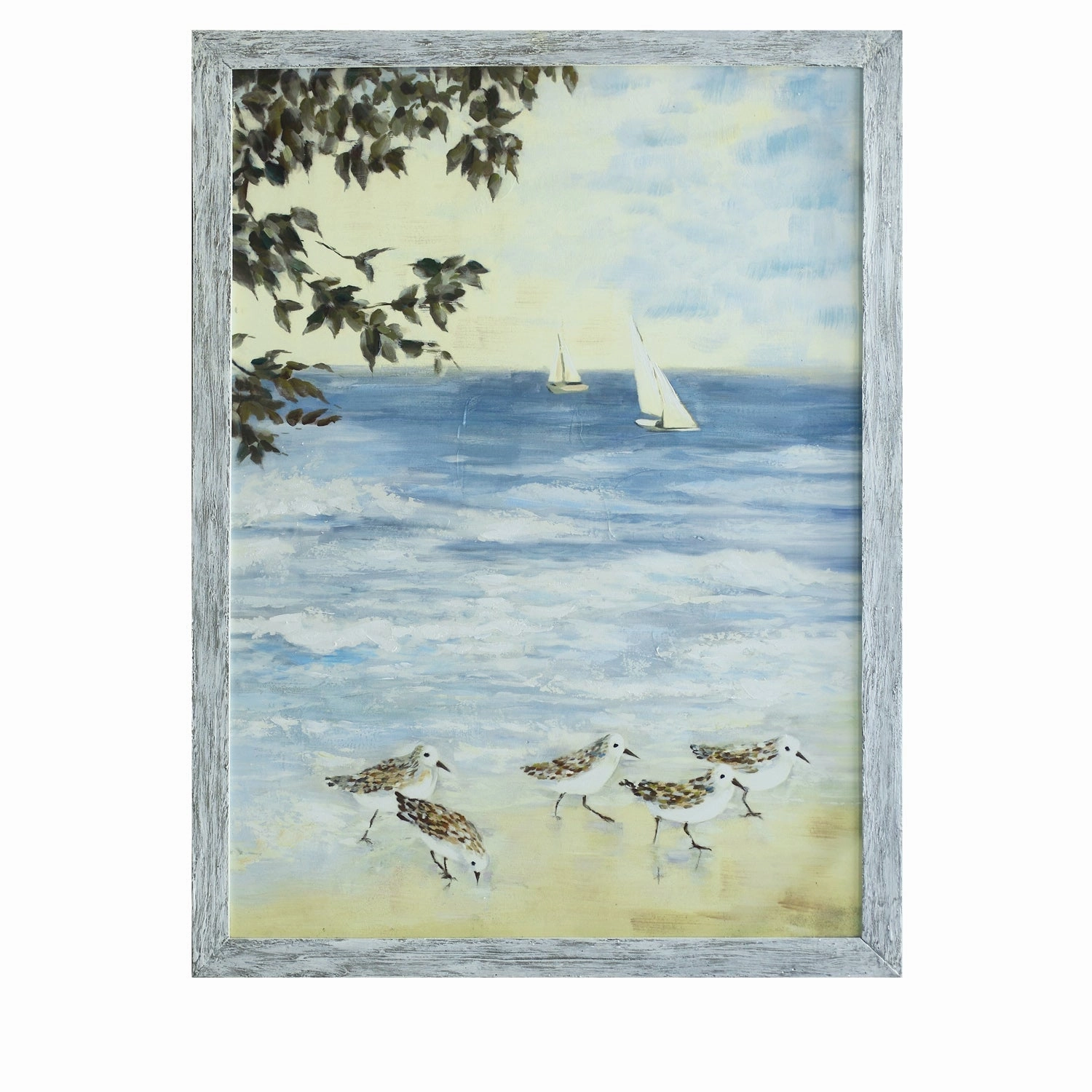 Malak Beach Handmade Painting artistic wall mural