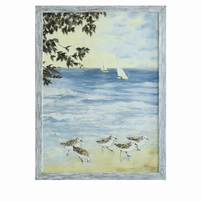 Malak Beach Handmade Painting artistic wall mural