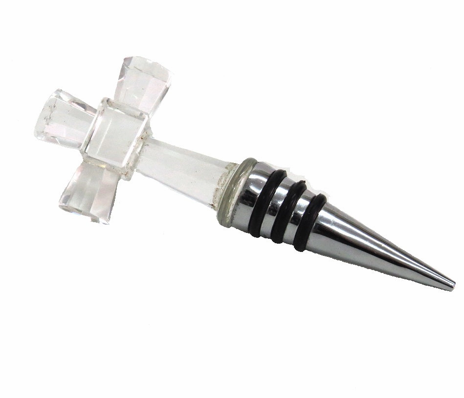 Maltese cross bottle stopper