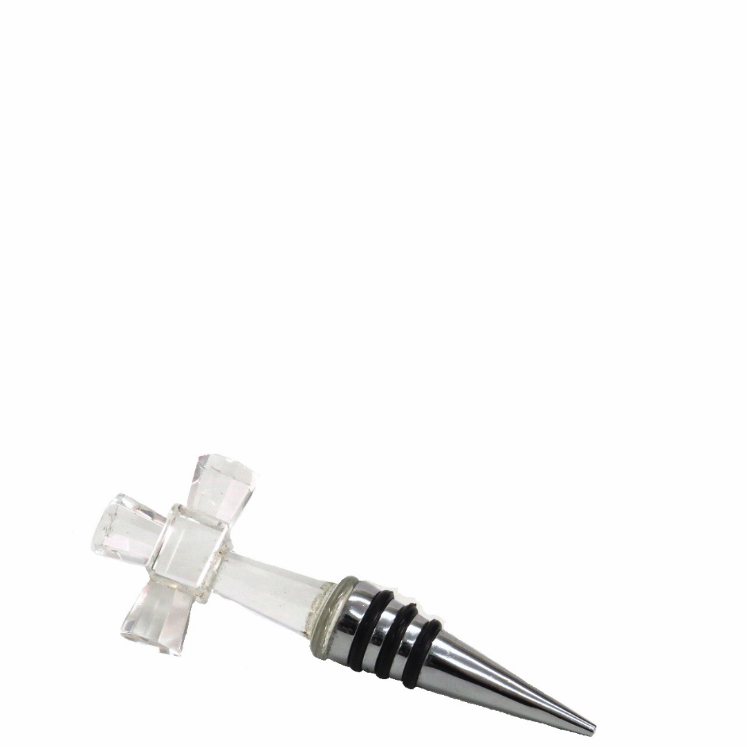 Maltese cross bottle stopper