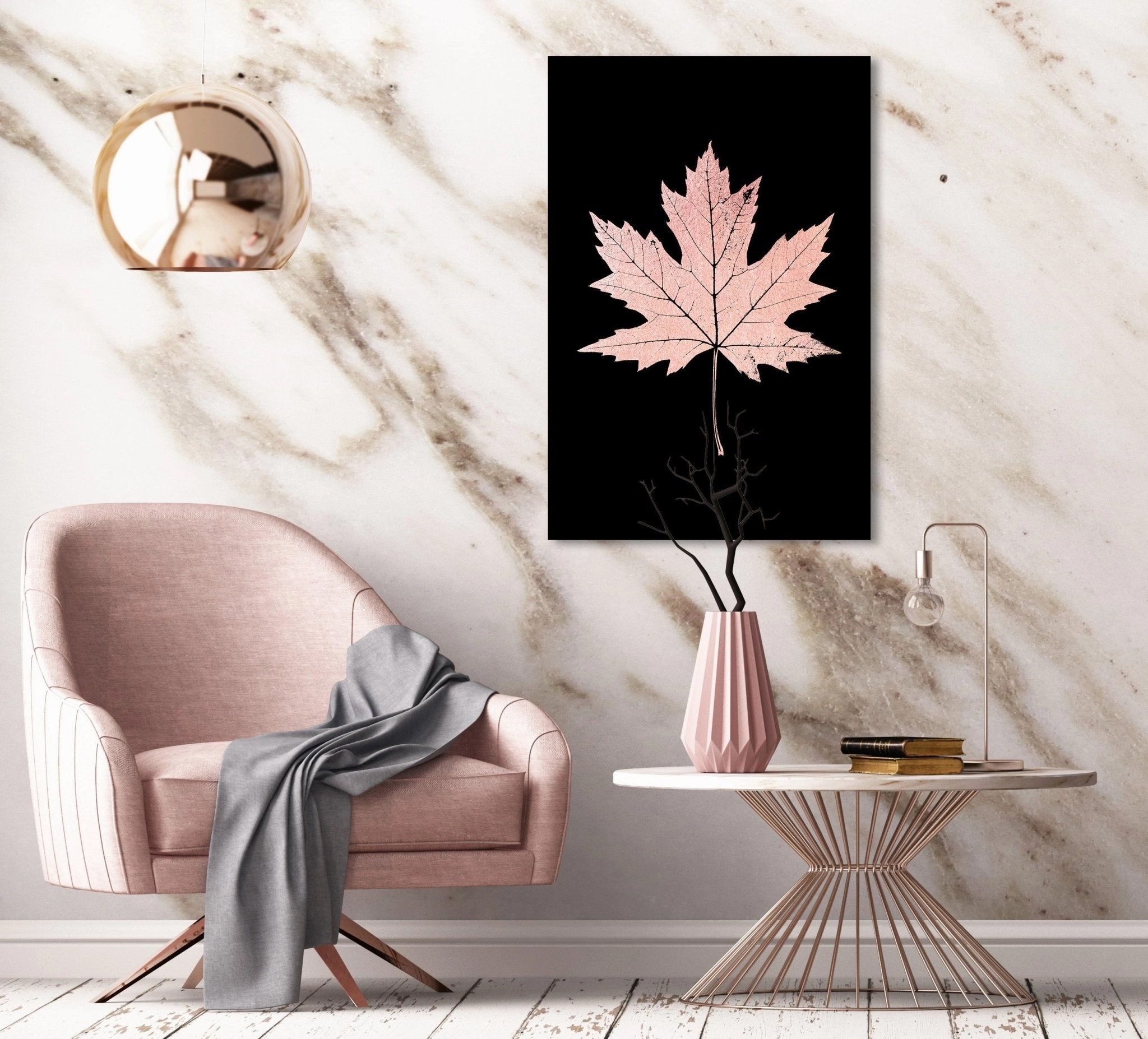 Maple Leaf Ros on Acrylic