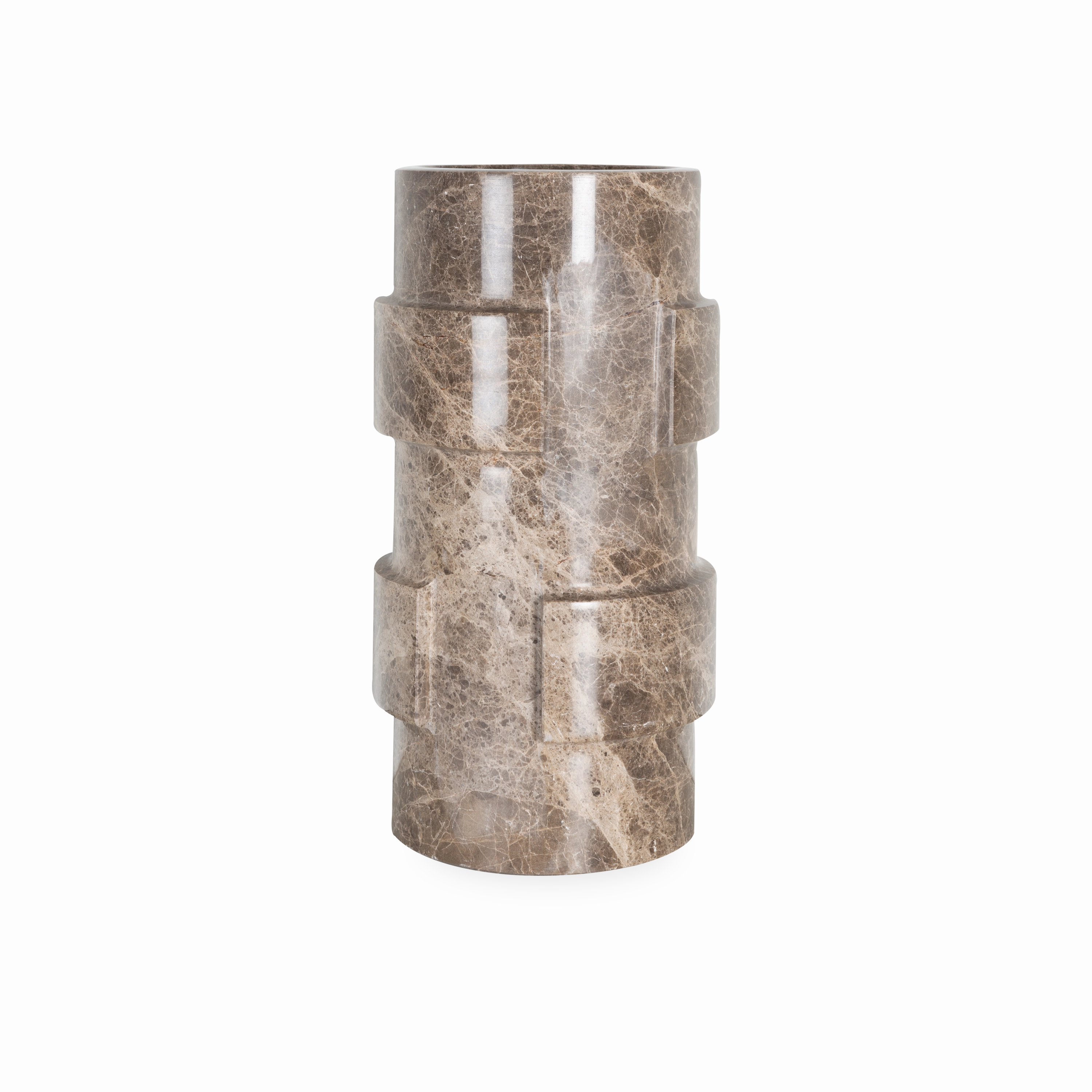 Marble Ridged Vase creative interior decor