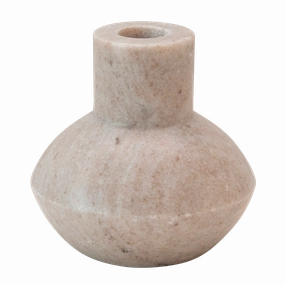 Marble Taper Holder minimalist art object  