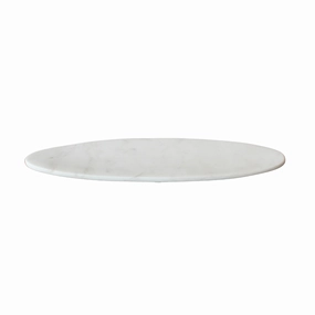 Marble thin oval board decorative home ornament