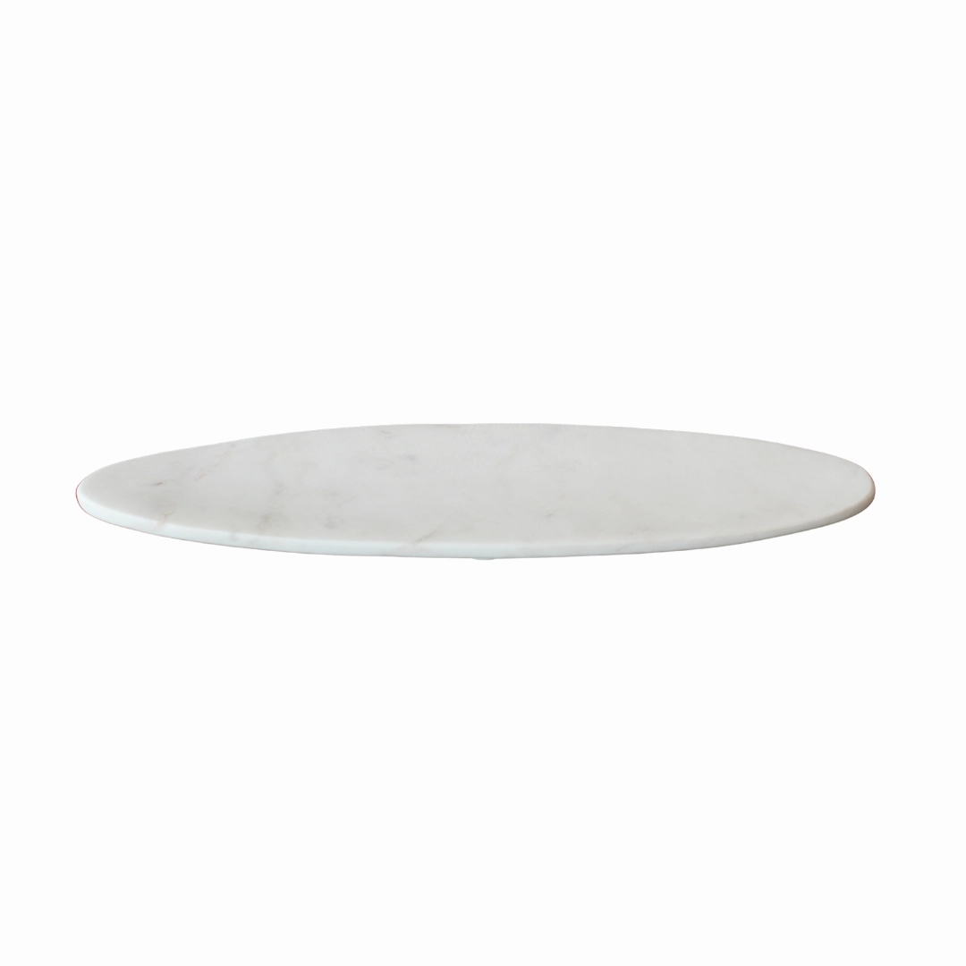 Marble thin oval board decorative home ornament