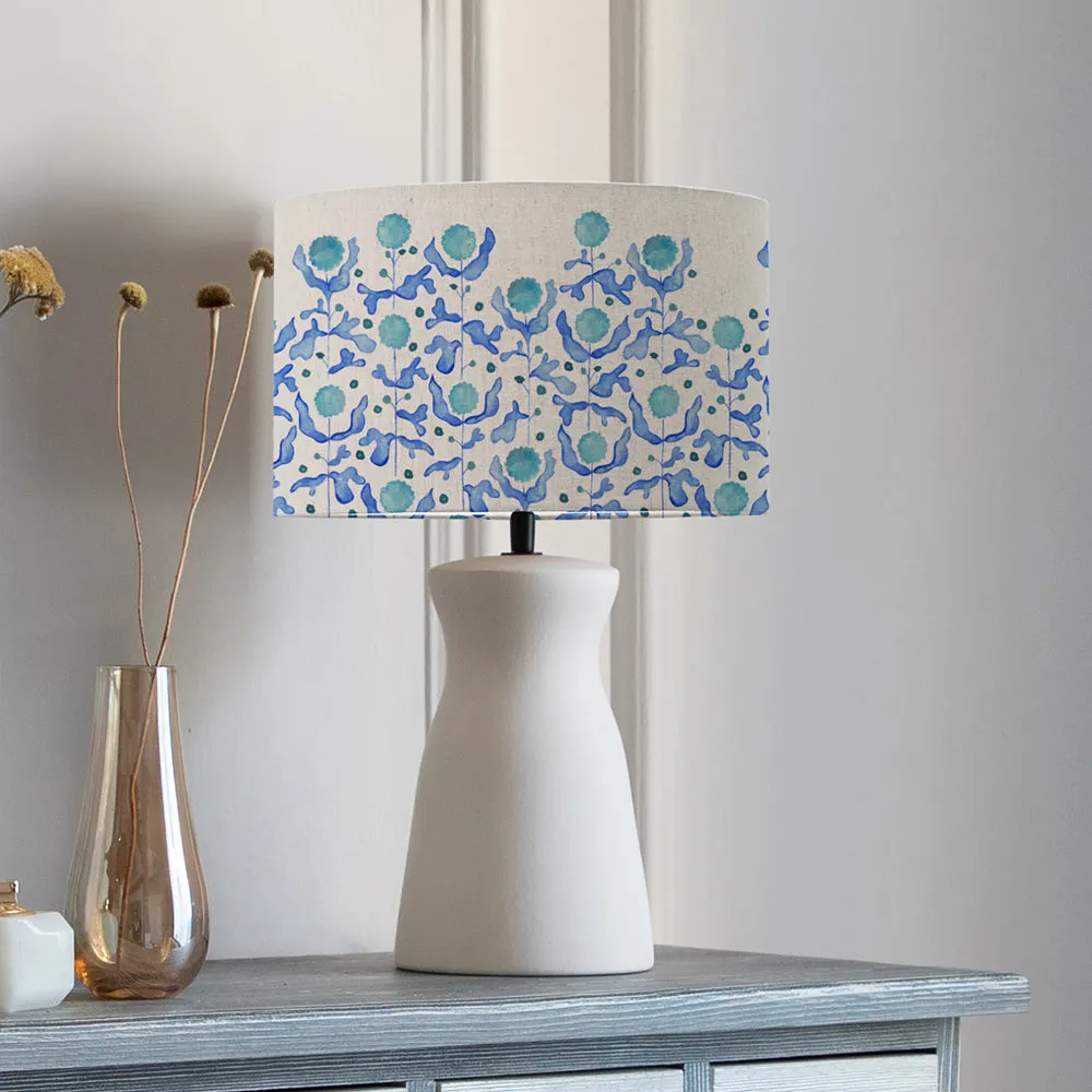 Mariani Eva & Albury Complete Table Lamp Cobalt modern fashion rug  