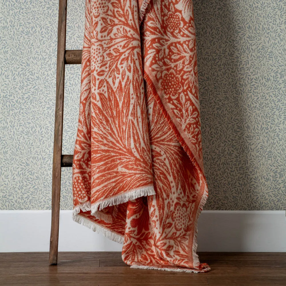 Marigold Jacquard Throw Russet