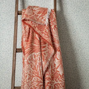 Marigold Jacquard Throw Russet modern fashion rug  