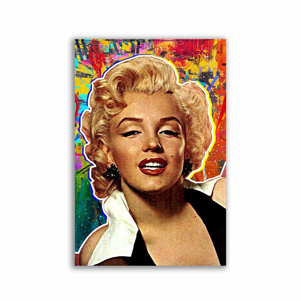 Marilyn framed mural artwork