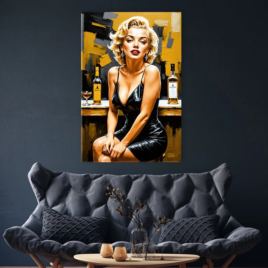 Marilyn - Beauty in Black No1 by Adrian Vieriu
