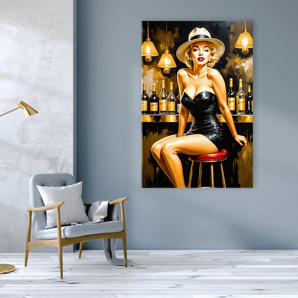 Marilyn - Beauty in Black No2 by Adrian Vieriu