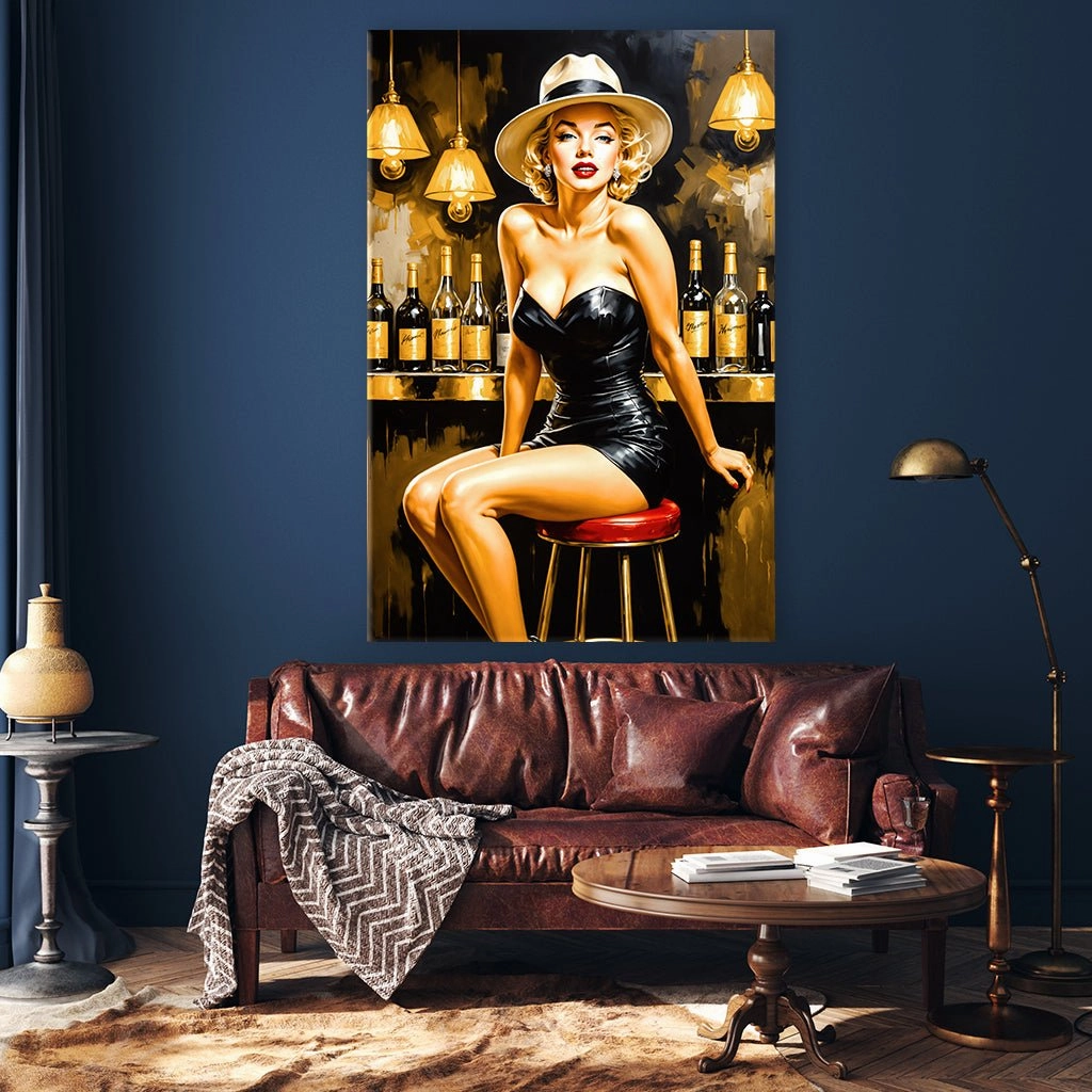 Marilyn - Beauty in Black No2 by Adrian Vieriu