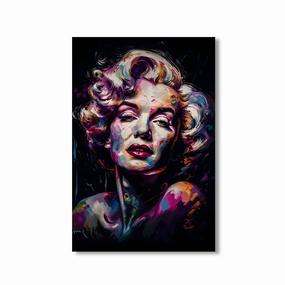 Marilyn Art by Juliano de Araujo framed mural artwork