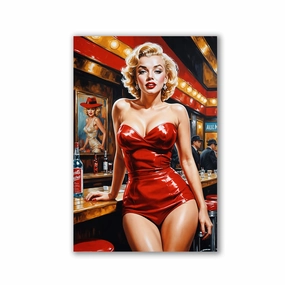 Marilyn Beauty by Adrian Vieriu framed mural artwork