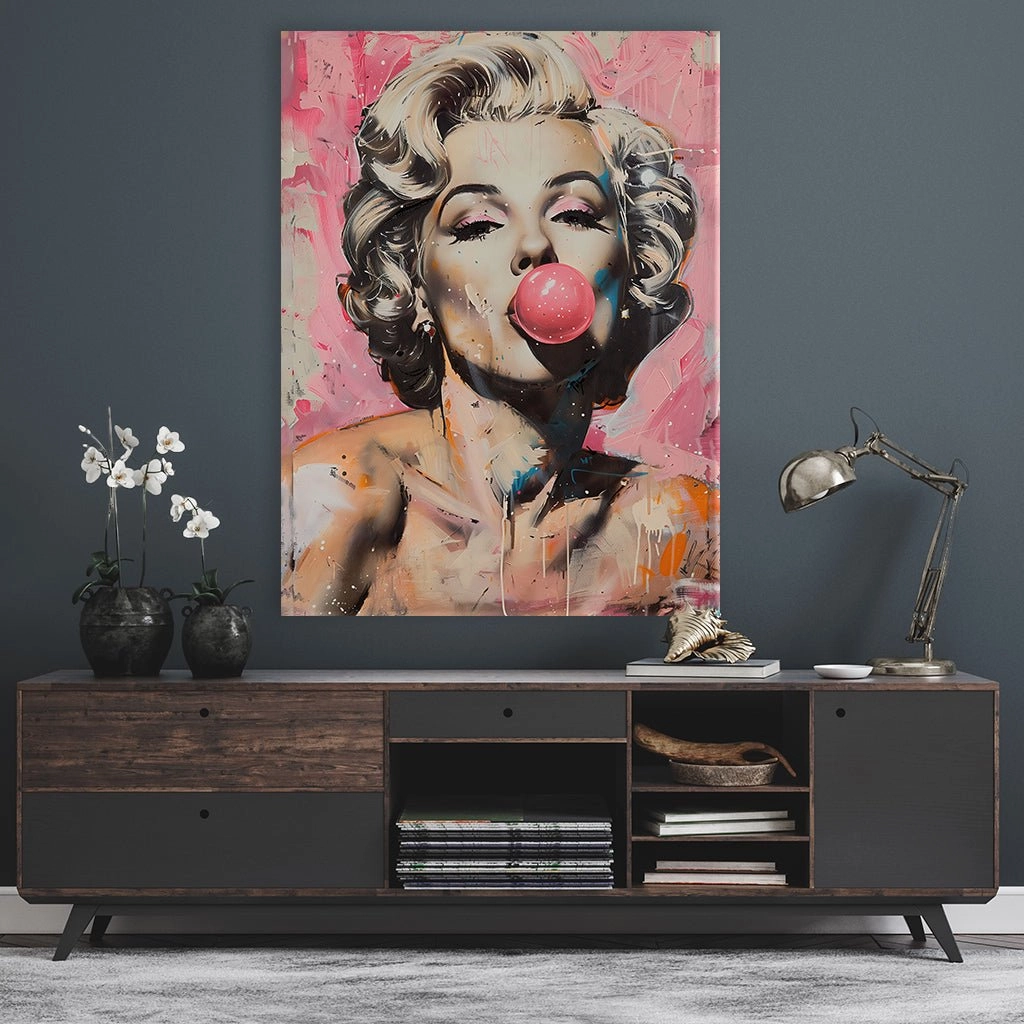 Marilyn with Bubblegum by Daniel Decker