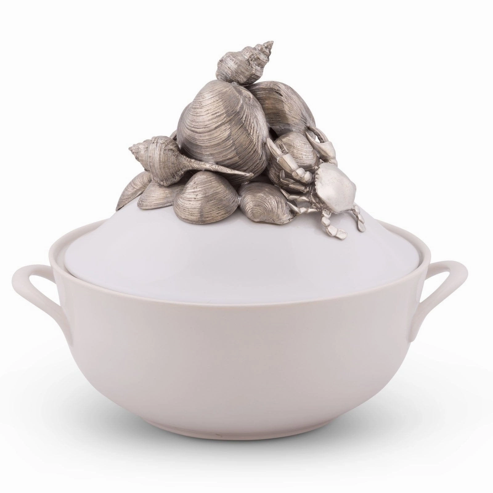 Marine Life Stoneware Soup Tureen