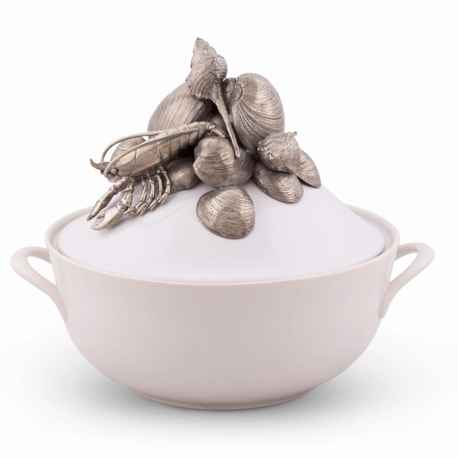 Marine Life Stoneware Soup Tureen