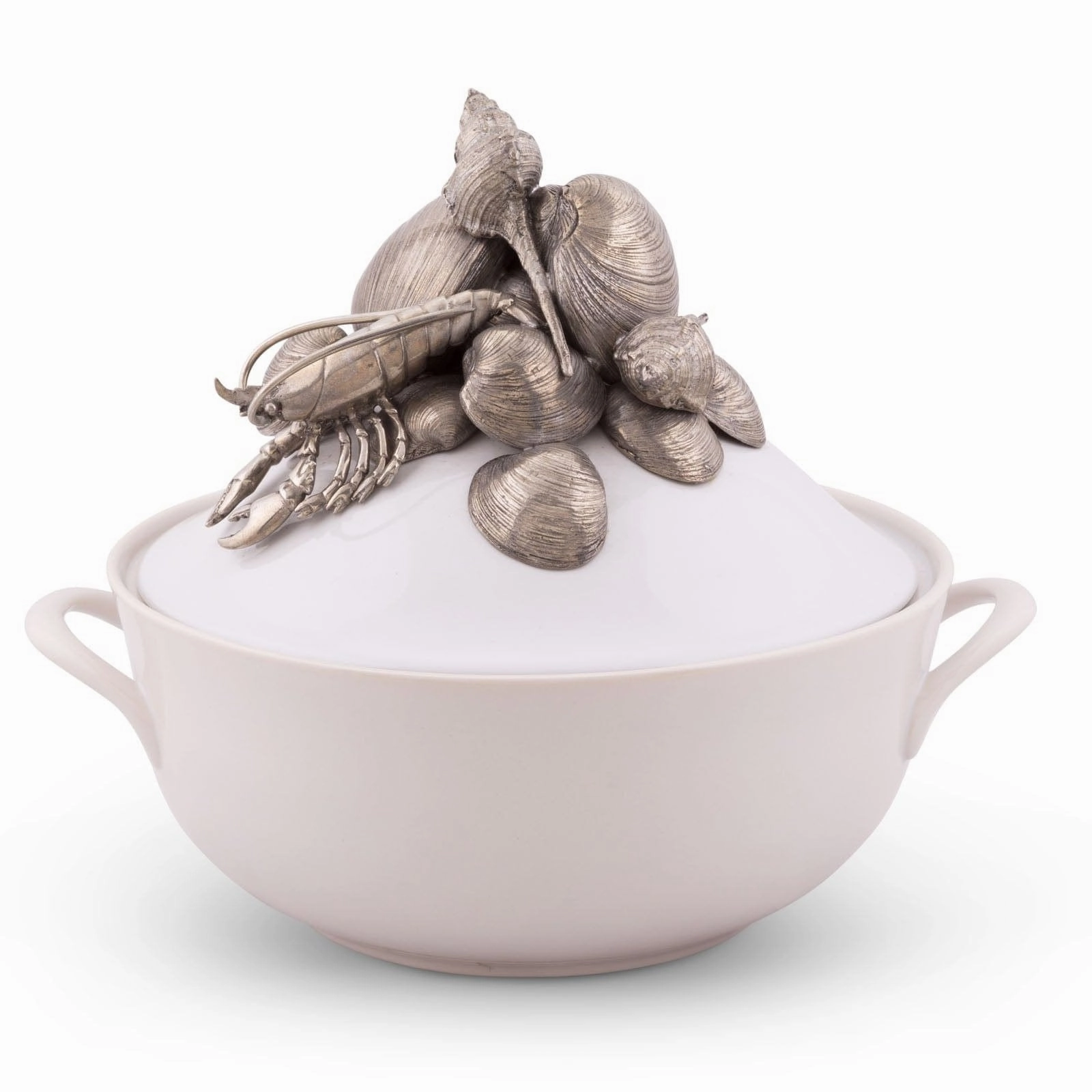 Marine Life Stoneware Soup Tureen