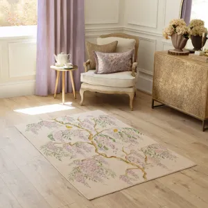 Mariposa Meadows Printed Rug Mauve modern fashion rug  