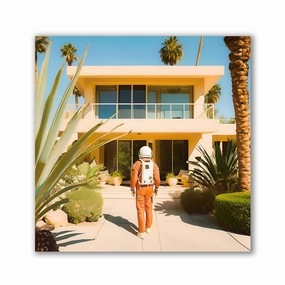 Mars Future by Iconica framed mural artwork