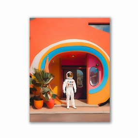 Marsliving by Iconica framed mural artwork