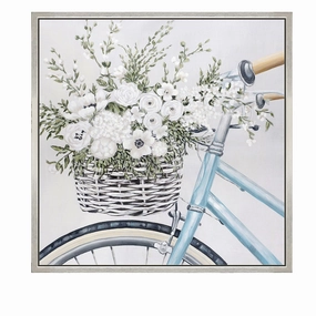 Mashael Riding Bouquet Wall Painting artistic wall mural