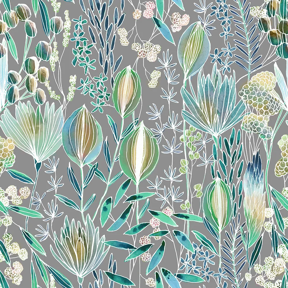 Masina Printed Made to Measure Curtains Mineral