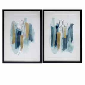 Maya Abstract Framed Wall Art Set of 2 artistic wall mural