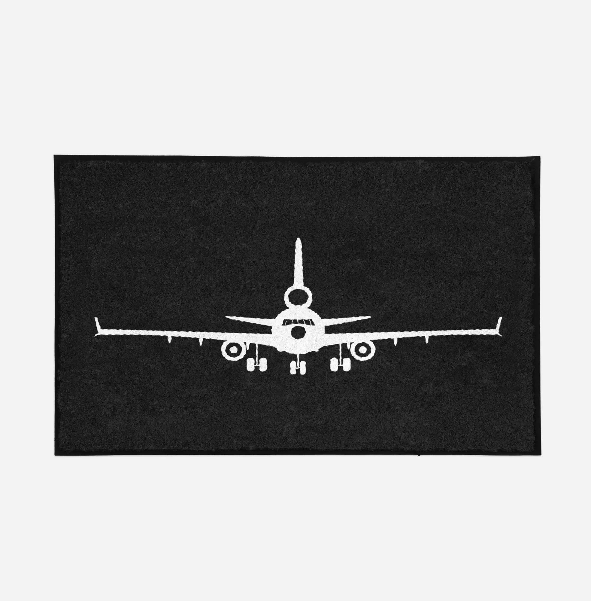 McDonnell Douglas MD-11 Silhouette Plane Designed Door Mats