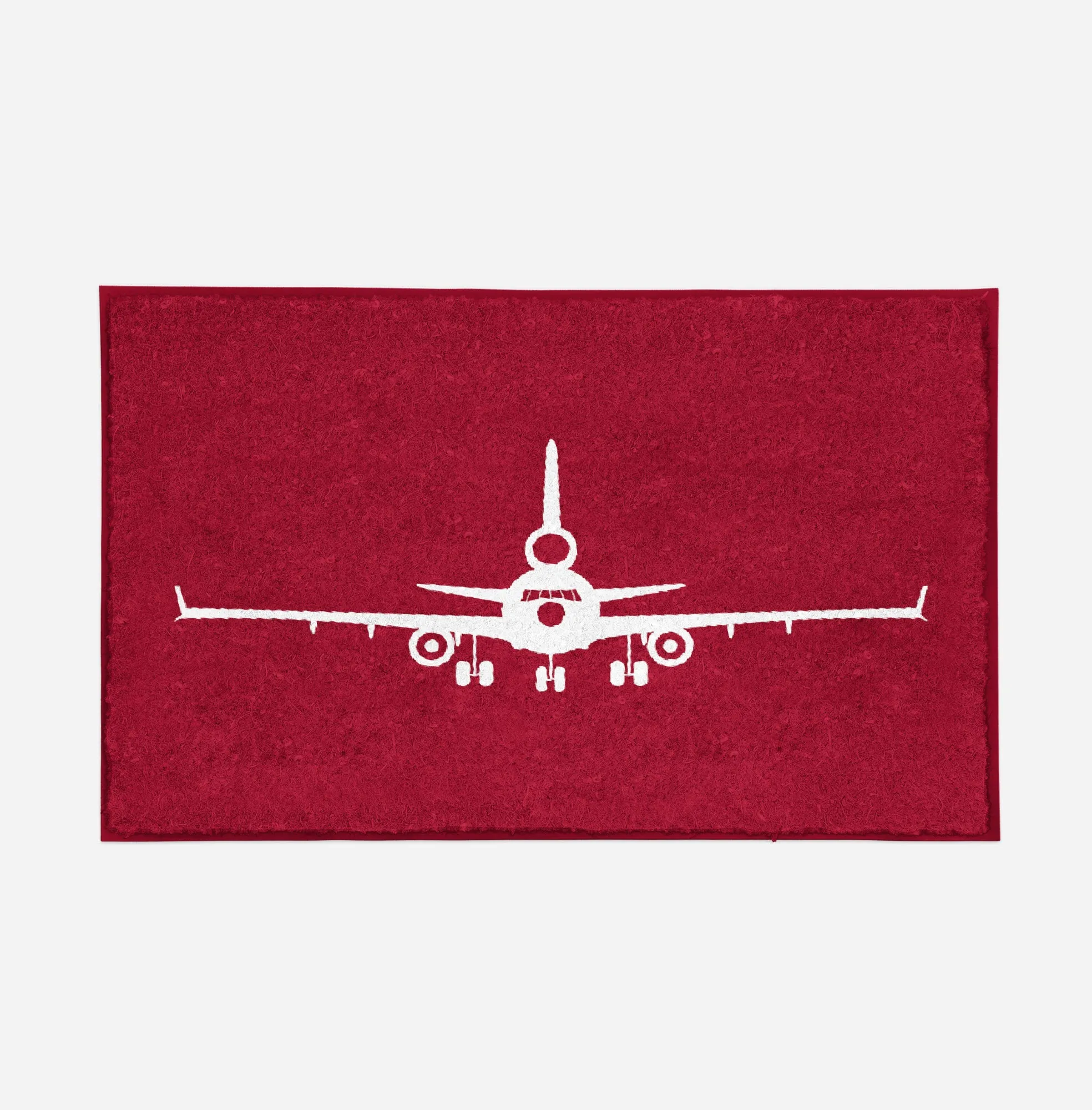 McDonnell Douglas MD-11 Silhouette Plane Designed Door Mats