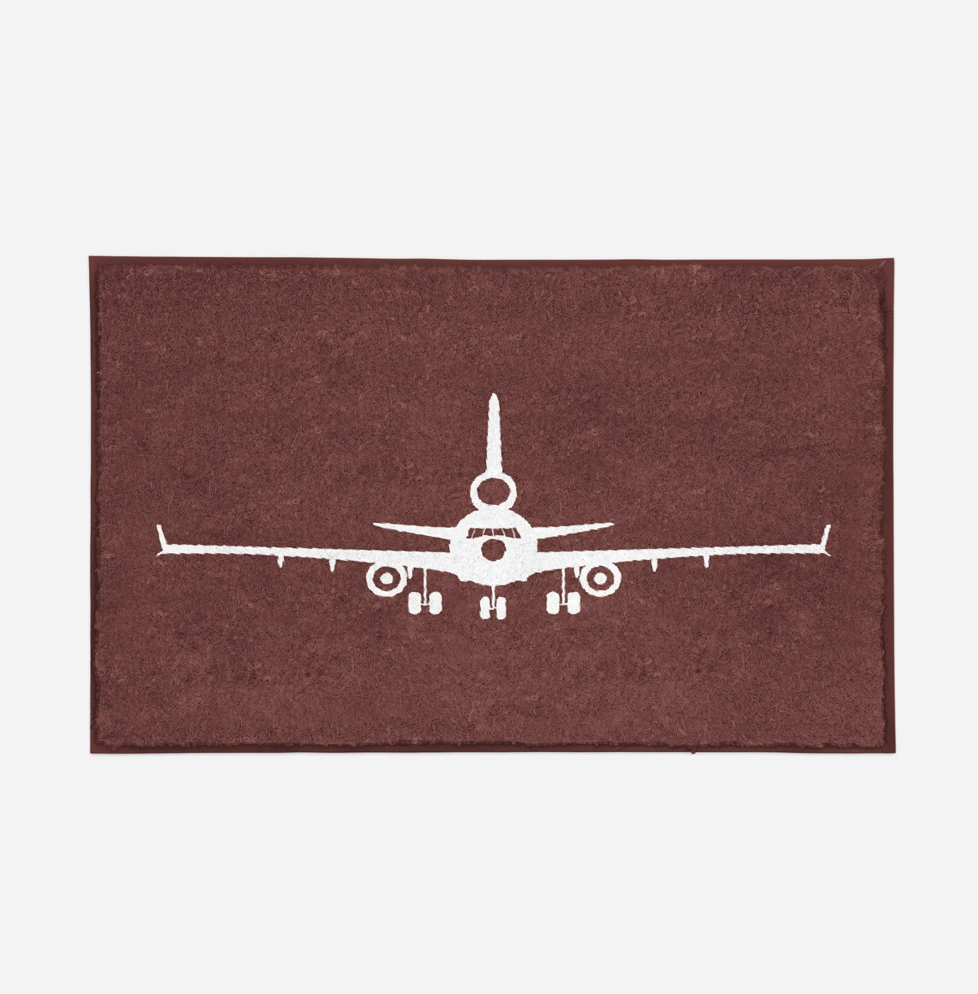 McDonnell Douglas MD-11 Silhouette Plane Designed Door Mats
