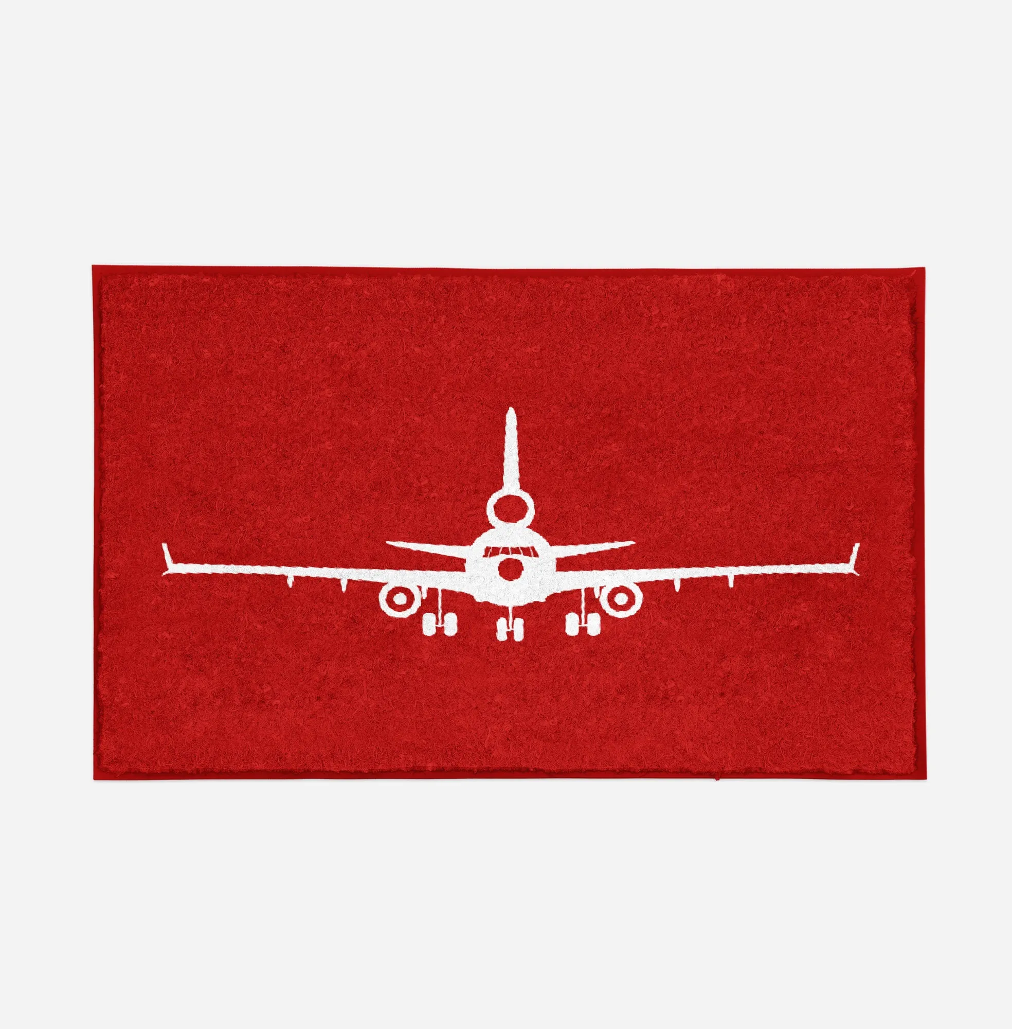 McDonnell Douglas MD-11 Silhouette Plane Designed Door Mats
