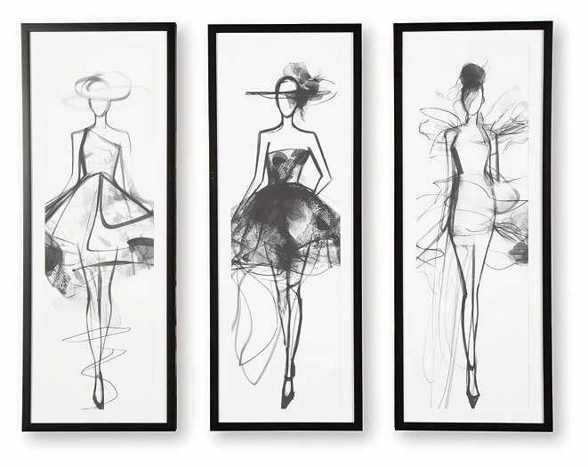 Mckerrick Wall Art Set (Set of 3) modern mural painting