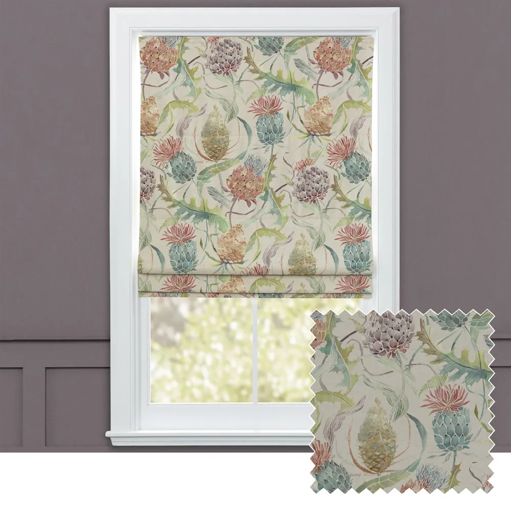 Meadwell Printed Cotton Made to Measure Roman Blinds Pomegranate modern fashion rug  