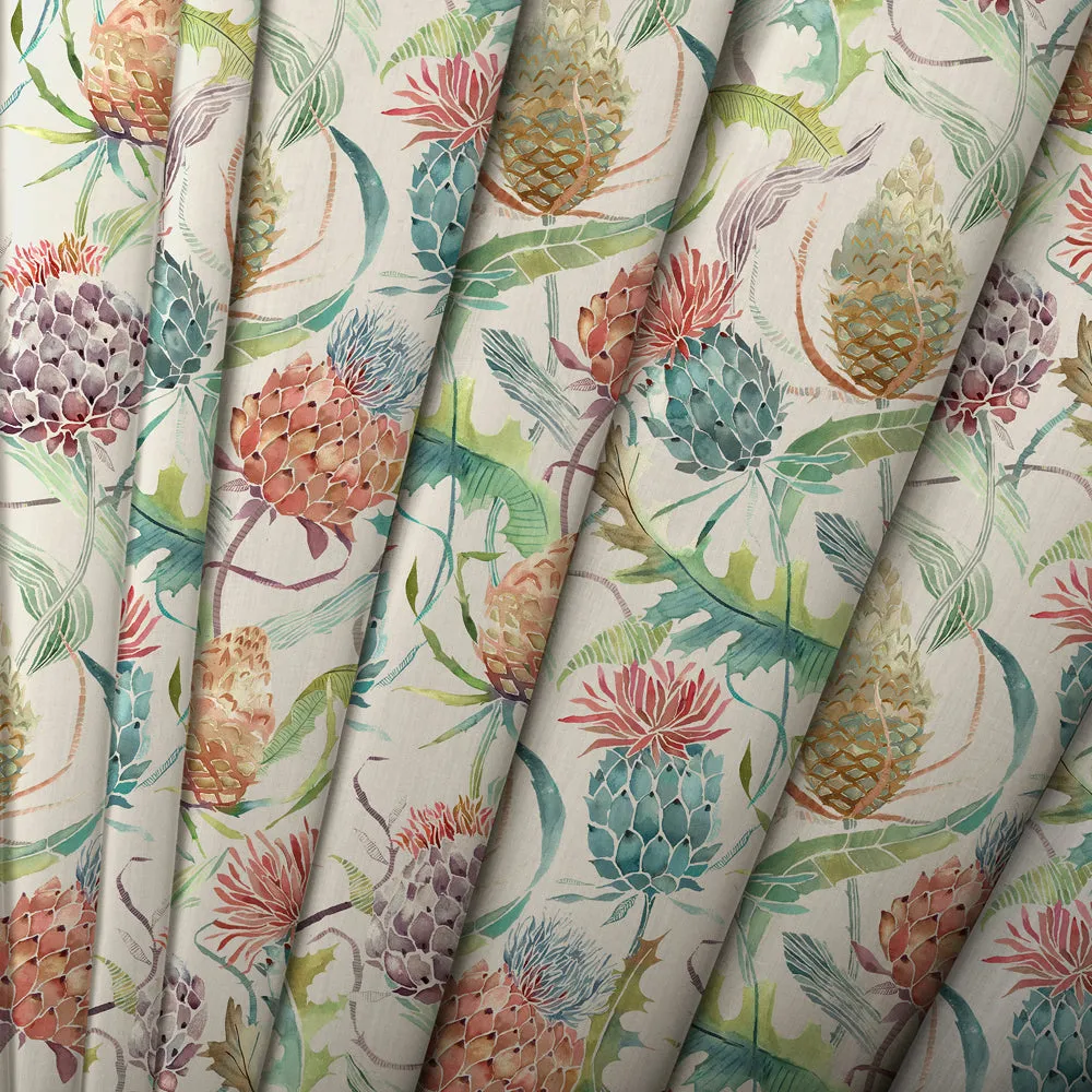 Meadwell Printed Made to Measure Curtains Pomegranate