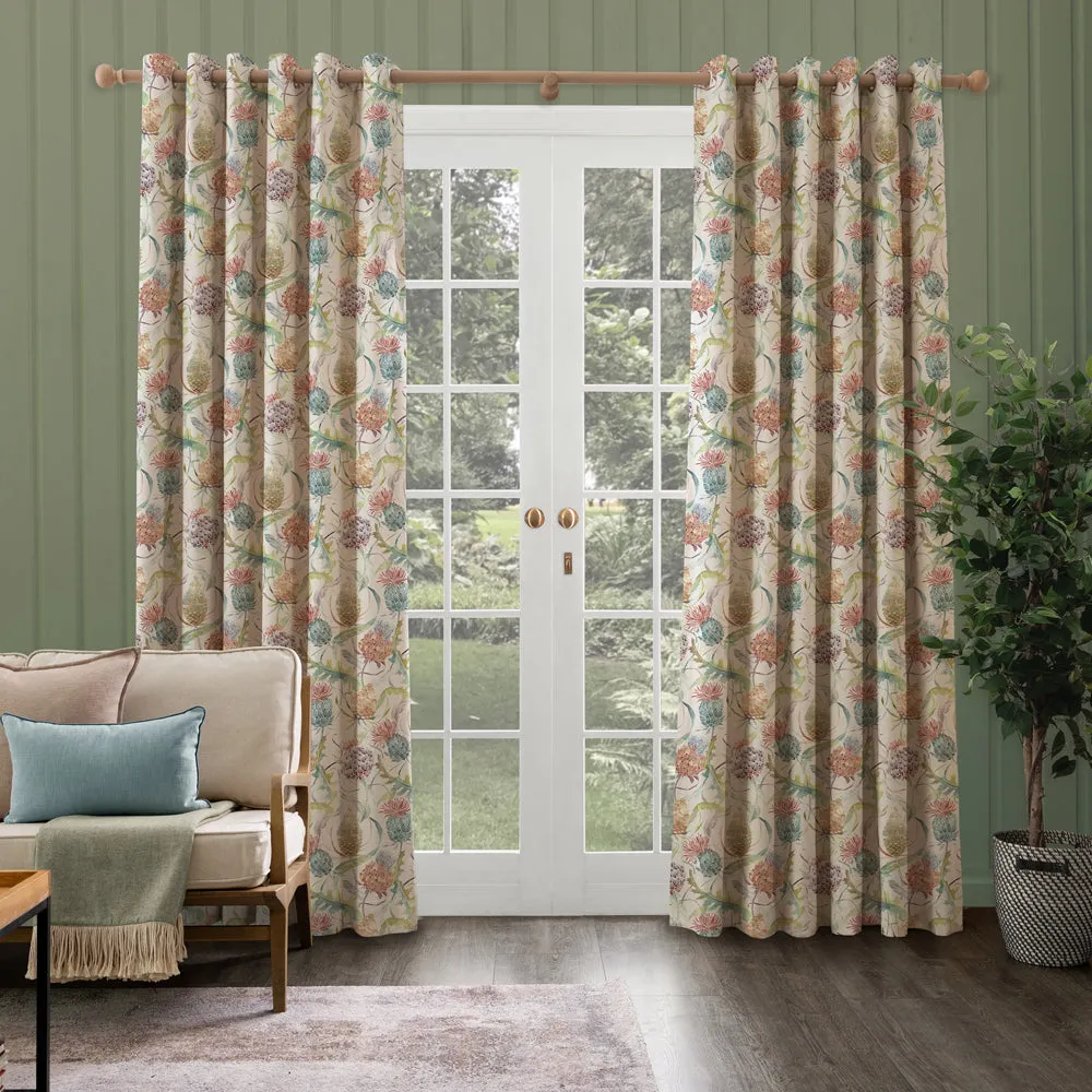 Meadwell Printed Made to Measure Curtains Pomegranate