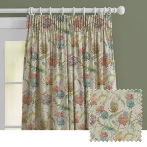 Meadwell Printed Made to Measure Curtains Pomegranate chic floor carpet  