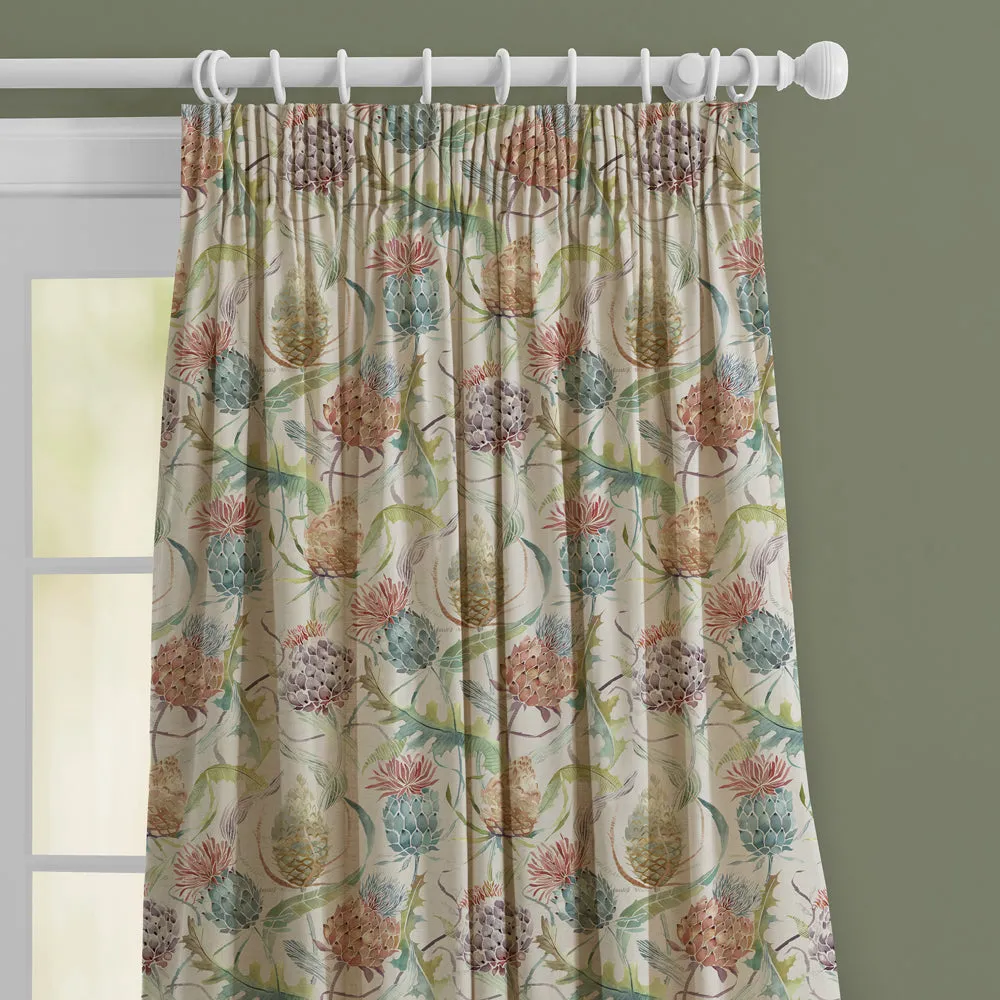 Meadwell Printed Made to Measure Curtains Pomegranate