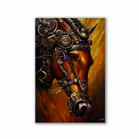 Mechanical Armor by Artwerx framed mural artwork