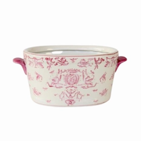 Medium pink foot bath decorative home ornament