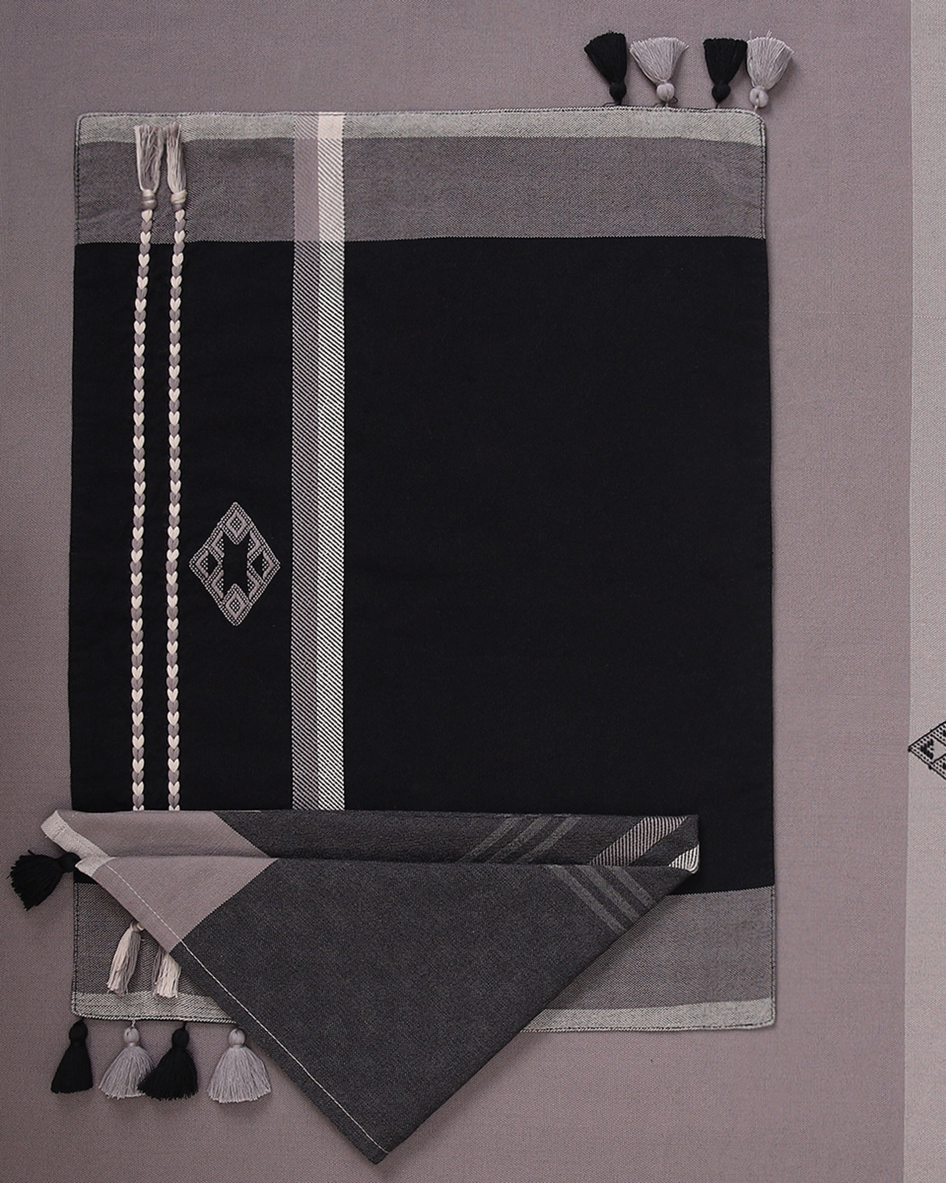 Megha Extra Weft Cotton Table Mat | Set of 6