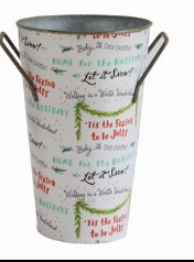 Metal Bucket w/Handles