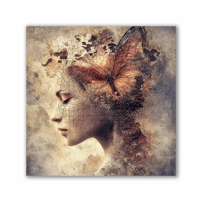 Metamorphosis of the Mind by Catill framed mural artwork