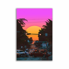 Miami Vice by Yagedan framed mural artwork